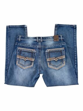 GS115 Bruce Slim Straight Leg Jeans Size 36